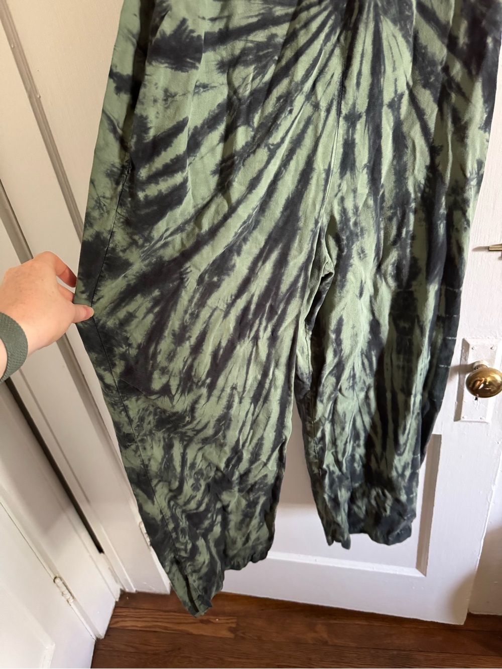 Anthropologie Tie-Dye Green Romper - Picture 5 of 7
